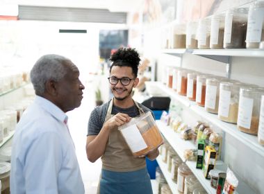 Sistema para lojas de produtos naturais e suplementos
